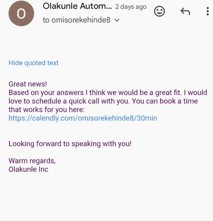 AI Reply Output